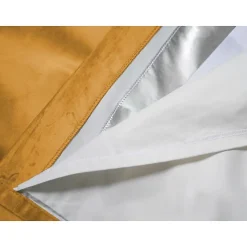 Venise - Rideau phonique Velours Oeillets Jaune MC215 130 x 260 (LxH)