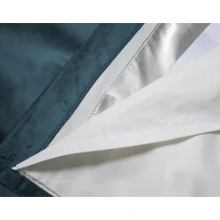 Venise - Rideau phonique Velours Oeillets Bleu MC56 130 x 260 (LxH)