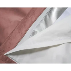 Venise - Rideau phonique Velours Oeillets Rose MC343 130 x 260 (LxH)