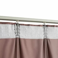 vidaXL Rideau occultant et crochet 2pcs Velours Rose antique 140x175cm