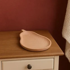 Vide poche forme poire en bois 28cm