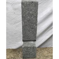 Visage moaï allongé en pierre 60 cm