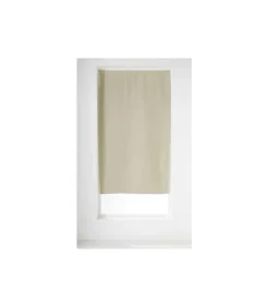 Vitrage occultant uni écru - 60x120cm - Ecru