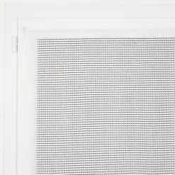 Vitrage tamisant filet passe-tringle finition ourlet blanc H.90 x l.45cm Rocle