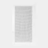 Vitrage tamisant filet passe-tringle finition ourlet blanc H.190 x l.90cm Rocle