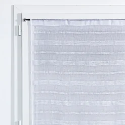Vitrage tamisant Wakea coloris blanc H.190 x l.90cm
