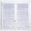 Vitrage tamisant Wakea coloris blanc H.190 x l.70cm