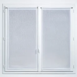 Vitrage tamisant Yena coloris blanc H.190 x l.70cm