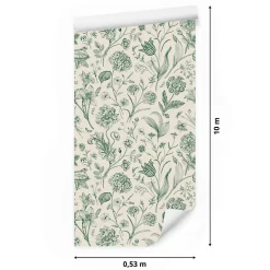 Vlieseline Papier Peint Photo Pour Salle à Manger PLANTES DE CHAMP Fleurs