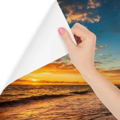 Vlieseline Papier Peint Photo COUCHER DE SOLEIL Plage Mer Paysage 3D 315cm x 210cm
