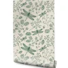 Vlieseline Papier Peint Photo LIBELLULE Fleurs Feuilles Pour Chambre