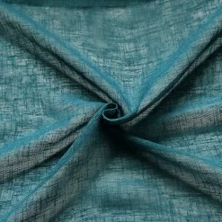 Voilage - Effet lin fluide (140x240 cm - Bleu Paon)