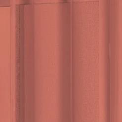 Voilage à anneaux noirs amovibles (140x240 cm - Terracotta)