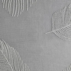 Voilage à œillets imprimé gomme gris L.240 x l.140cm Dylrev