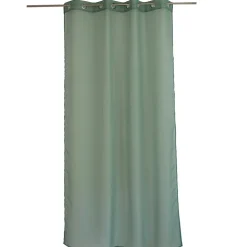 Voilage à œillets uni (140x240 cm - Vert clair)