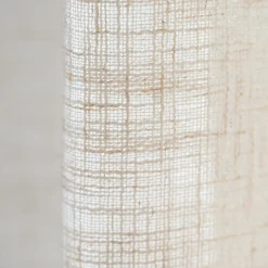 Voilage à oeillets naturel - Effet lin (140x260 cm - Lin)