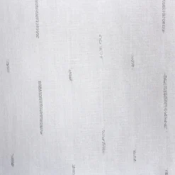 Voilage aux fils tissés argentés (140x240 cm - Blanc)