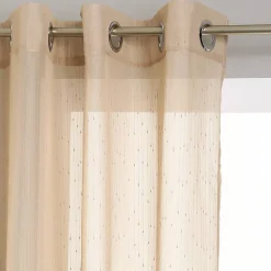 Voilage beige - 140x240 cm - Atmosphera