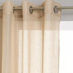 Voilage beige - 140x240 cm - Atmosphera