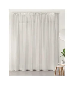 Voilage Blanc en Galon Fronceur - 420 x 240 cm - Blanc