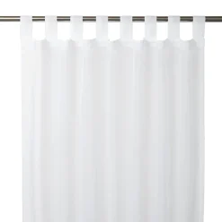 Voilage d'intérieur blanc L.260 x l.140 cm