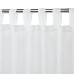 Voilage d'intérieur blanc L.260 x l.140 cm