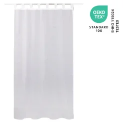 Voilage d'intérieur blanc L.260 x l.140 cm
