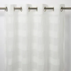 Voilage GoodHome Bahna coloris naturel l.140 x h.260 cm