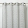 Voilage GoodHome Cormack gris l.140 x H.260 cm