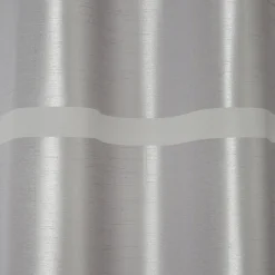 Voilage GoodHome Dokkle gris clair l.140 x H.300 cm
