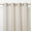 Voilage GoodHome Howley coloris naturel l.140 x h.260 cm