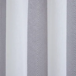 Voilage GoodHome Jima gris l.140 x H.260 cm