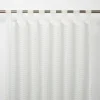 Voilage GoodHome Tolok blanc l.140 x H.260 cm