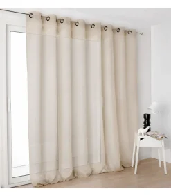 Voilage Kaolin Grande Largeur - 300x250cm - Naturel