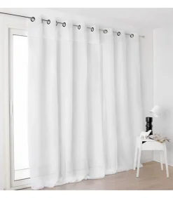 Voilage Kaolin Grande Largeur - 300x250cm - Blanc