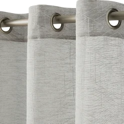 Voilage Kiya 260x140 cm Gris GoodHome
