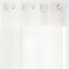 Voilage "Moly" tamisant 135 x 240 cm Atmosphera - Ivoire