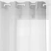 Voilage "Moly" tamisant 135 x 240 cm Atmosphera - Gris