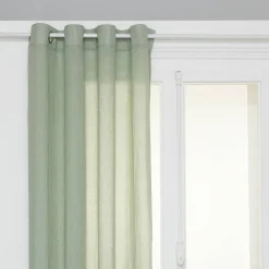Voilage Paxta 135x240cm vert céladon - Atmosphera
