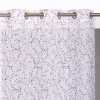 Voilage Sakura rose l.140 x L.240 cm