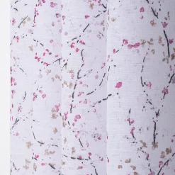 Voilage Sakura rose l.140 x L.240 cm