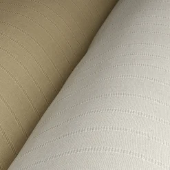 Voilage tamisant à œillets effet tissé rayé Udupi beige lin L.260 x l.140cm GoodHome
