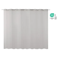 Voilage tamisant à œillets effet lin Howley beige lin L.260 x l.300cm GoodHome