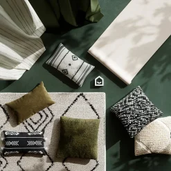 Voilage tamisant à œillets motifs pois Bundi blanc cassé L.260 x l.140cm GoodHome