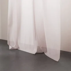 Voilage tamisant à œillets effet tissé Kymbe rose clair L.260 x l.140cm GoodHome