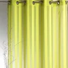 Voilage tissé à Rayures (140x240 cm - Vert clair)