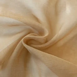 Voilage uni à oeillets grande largeur (160x240 cm - Ficelle)