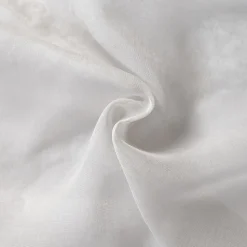 Voilage uni à oeillets grande largeur (160x240 cm - Blanc)