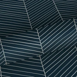 Walls4You papier peint chevron bleu - 53 cm x 10.05 m - 935324