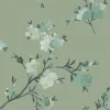 Walls4You papier peint fleurs vert grisé - 53 cm x 10.05 m - 935337